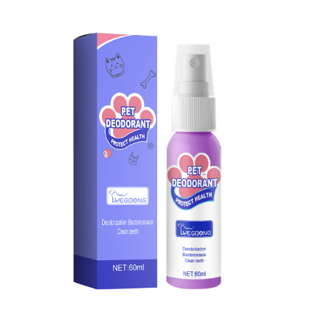 Saubere Zähne Begleiter-Haustier-Deodorant
